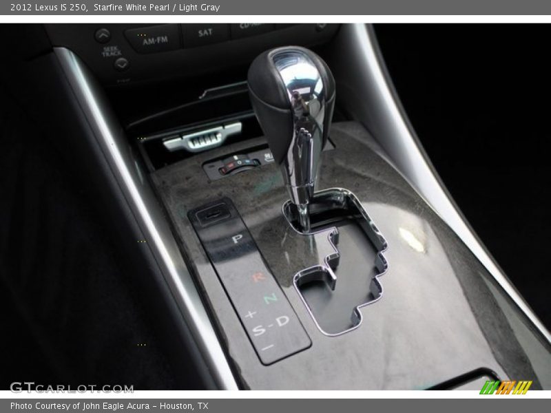 Starfire White Pearl / Light Gray 2012 Lexus IS 250