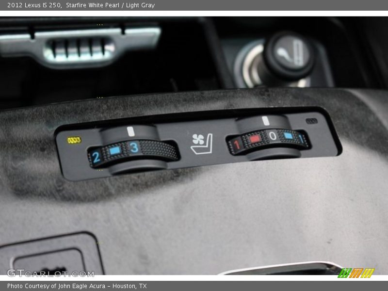 Starfire White Pearl / Light Gray 2012 Lexus IS 250