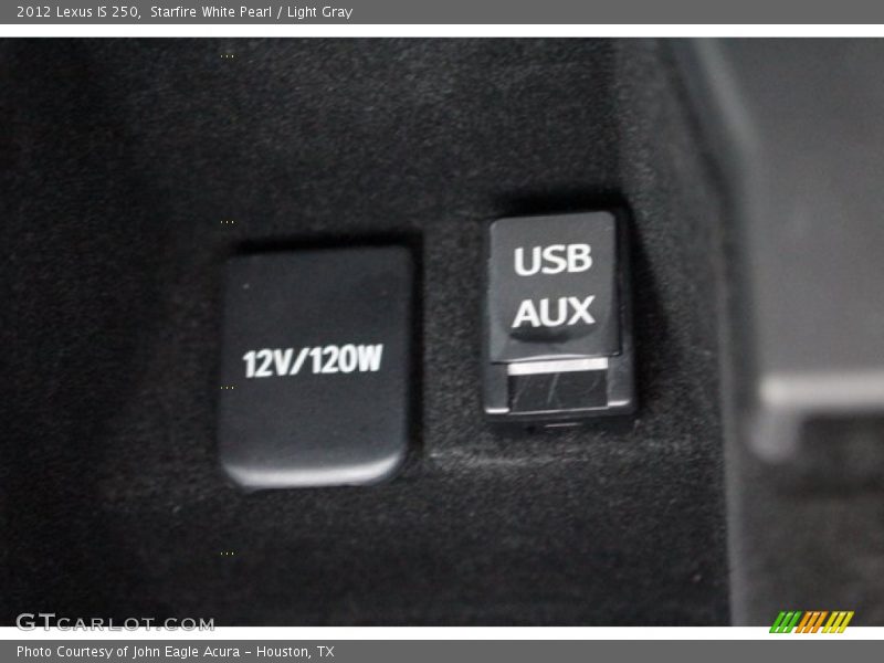 Starfire White Pearl / Light Gray 2012 Lexus IS 250