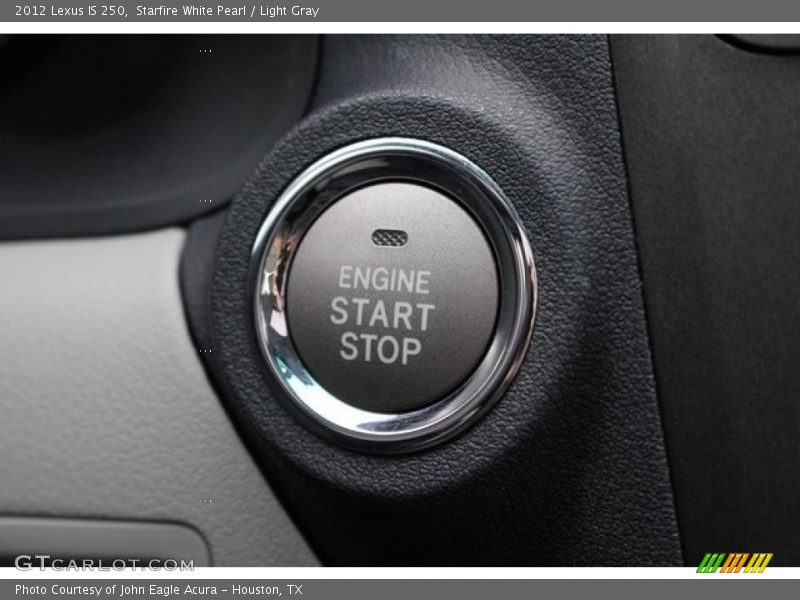 Starfire White Pearl / Light Gray 2012 Lexus IS 250