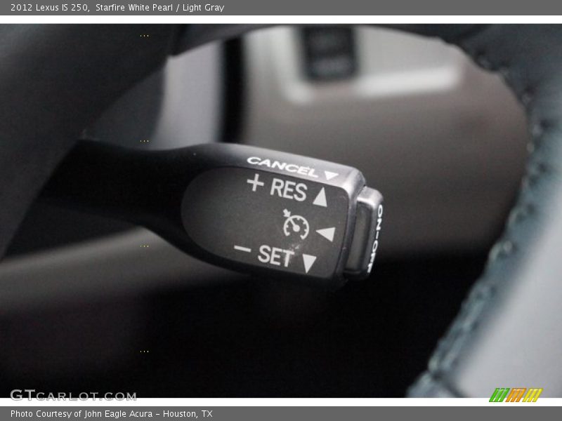 Starfire White Pearl / Light Gray 2012 Lexus IS 250