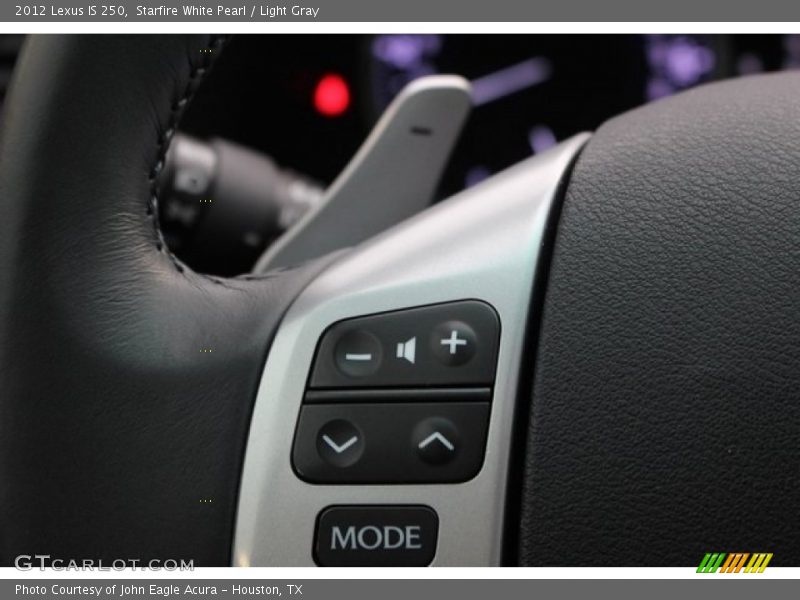Starfire White Pearl / Light Gray 2012 Lexus IS 250