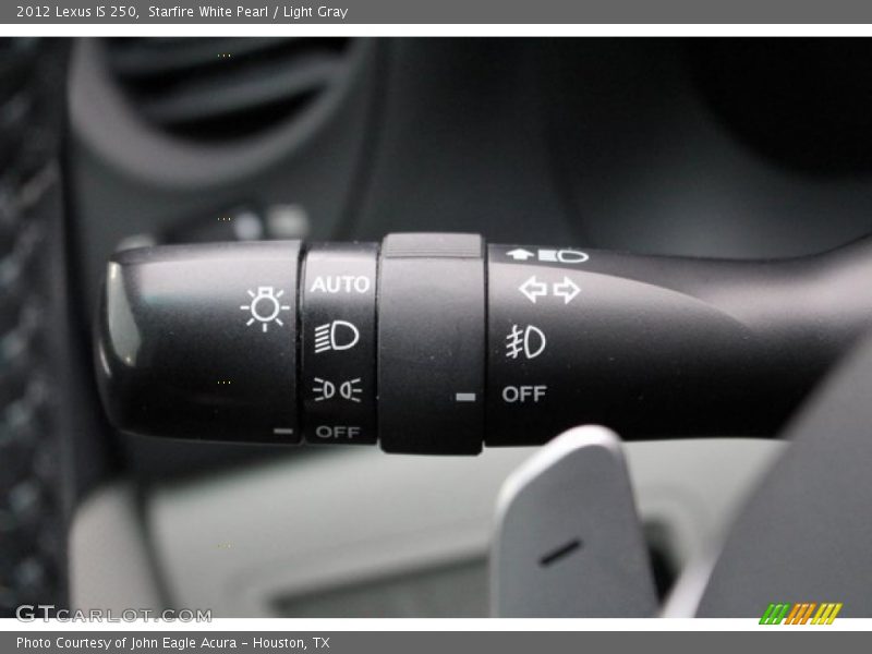 Starfire White Pearl / Light Gray 2012 Lexus IS 250