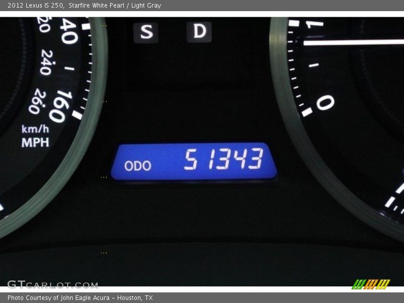 Starfire White Pearl / Light Gray 2012 Lexus IS 250