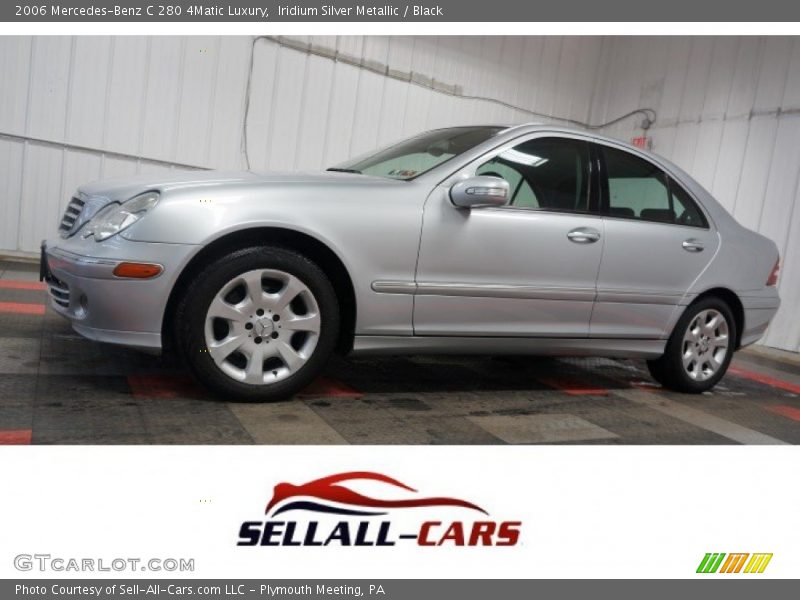 Iridium Silver Metallic / Black 2006 Mercedes-Benz C 280 4Matic Luxury