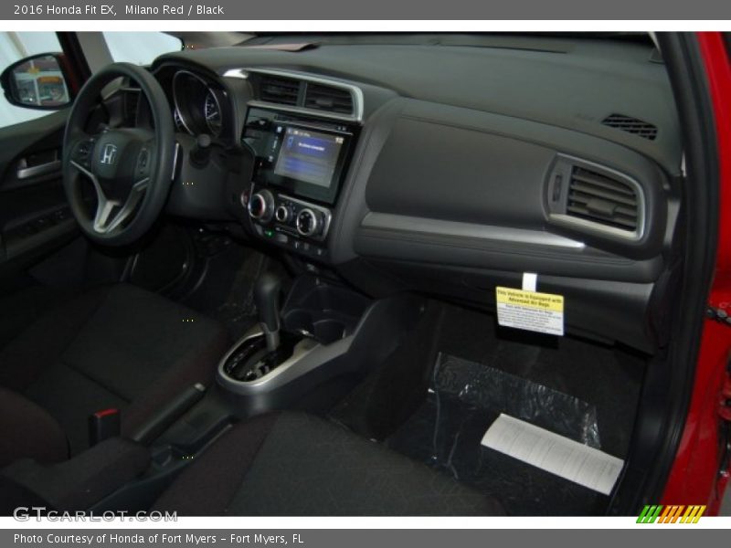 Milano Red / Black 2016 Honda Fit EX