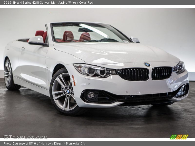 Front 3/4 View of 2016 4 Series 428i Convertible
