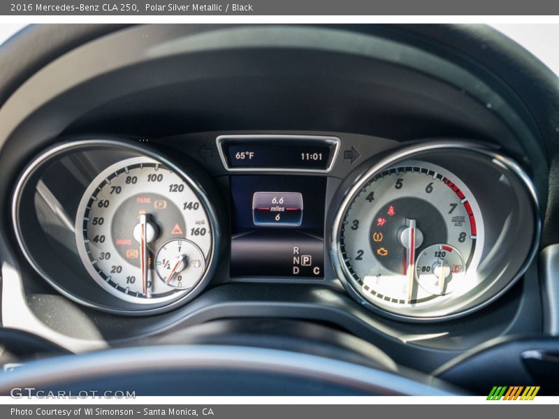  2016 CLA 250 250 Gauges