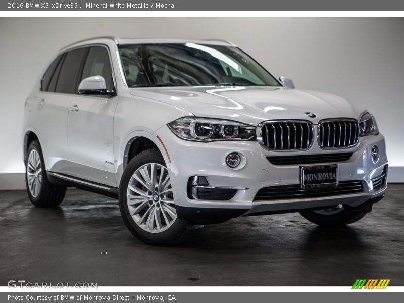 Mineral White Metallic / Mocha 2016 BMW X5 xDrive35i