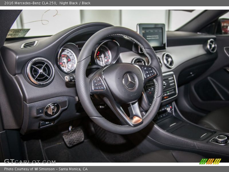 Night Black / Black 2016 Mercedes-Benz CLA 250