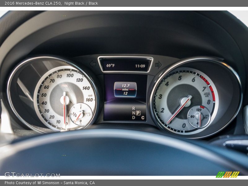 Night Black / Black 2016 Mercedes-Benz CLA 250