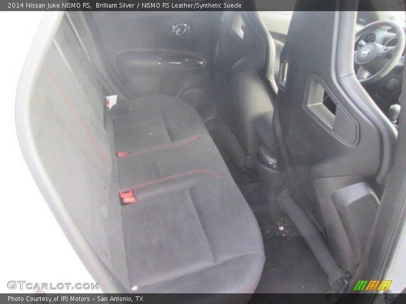 Brilliant Silver / NISMO RS Leather/Synthetic Suede 2014 Nissan Juke NISMO RS