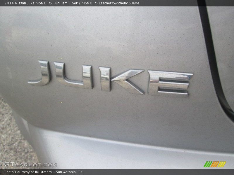 Brilliant Silver / NISMO RS Leather/Synthetic Suede 2014 Nissan Juke NISMO RS