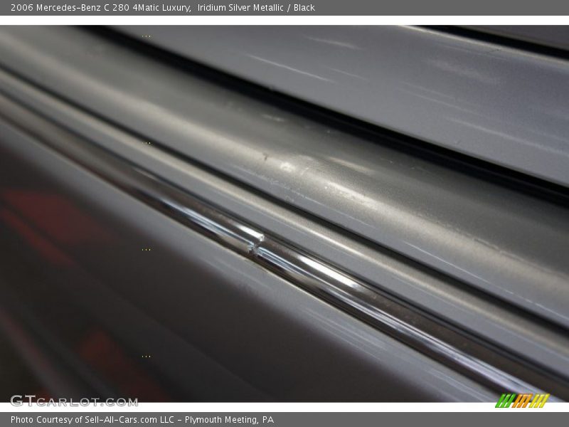 Iridium Silver Metallic / Black 2006 Mercedes-Benz C 280 4Matic Luxury