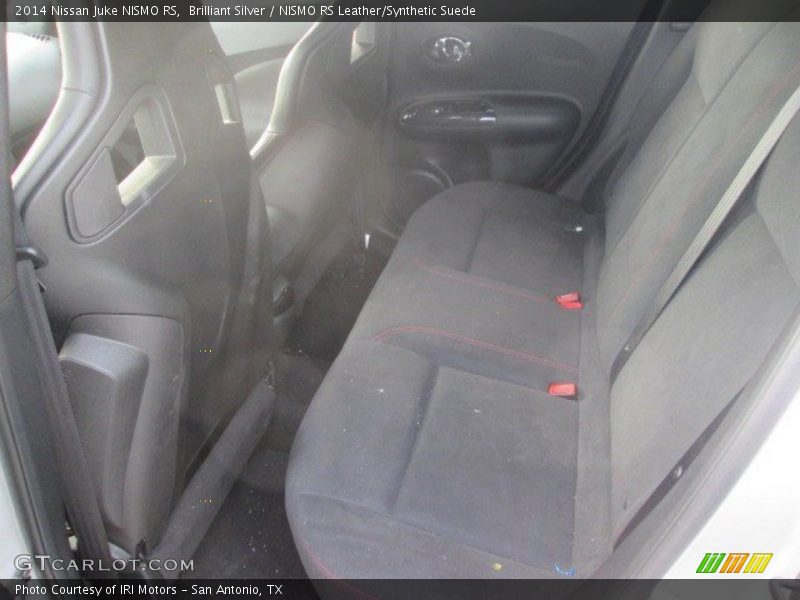 Brilliant Silver / NISMO RS Leather/Synthetic Suede 2014 Nissan Juke NISMO RS