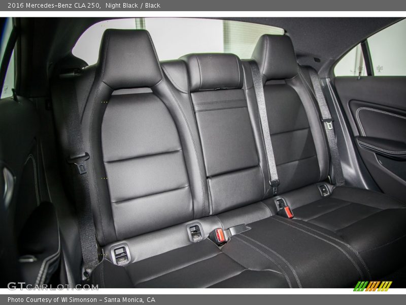 Night Black / Black 2016 Mercedes-Benz CLA 250
