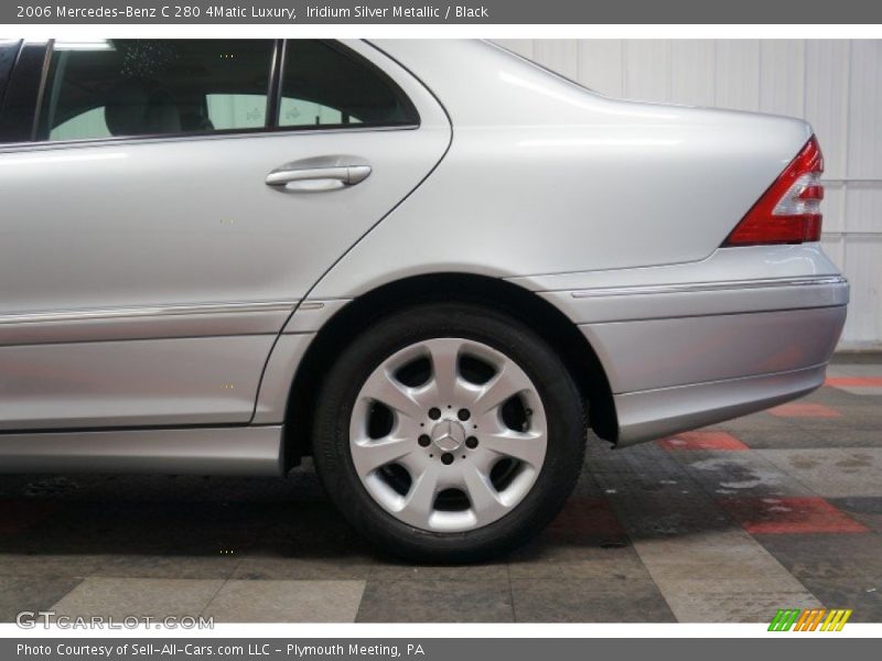 Iridium Silver Metallic / Black 2006 Mercedes-Benz C 280 4Matic Luxury