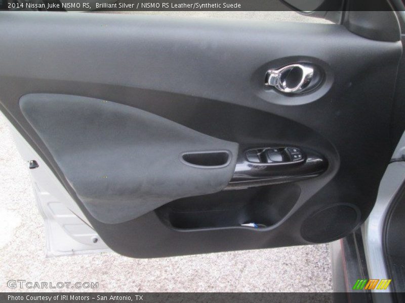 Brilliant Silver / NISMO RS Leather/Synthetic Suede 2014 Nissan Juke NISMO RS