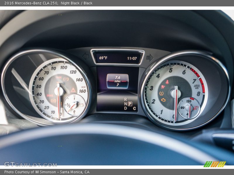 Night Black / Black 2016 Mercedes-Benz CLA 250