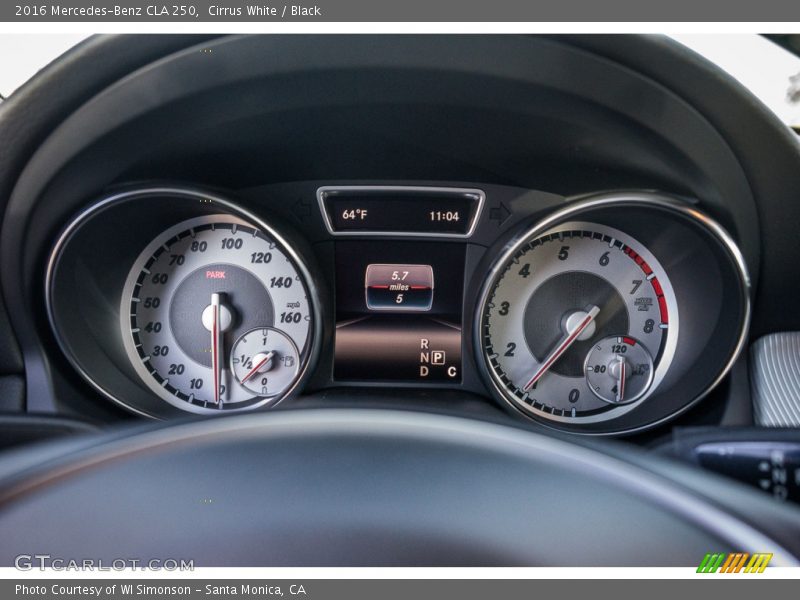 Cirrus White / Black 2016 Mercedes-Benz CLA 250