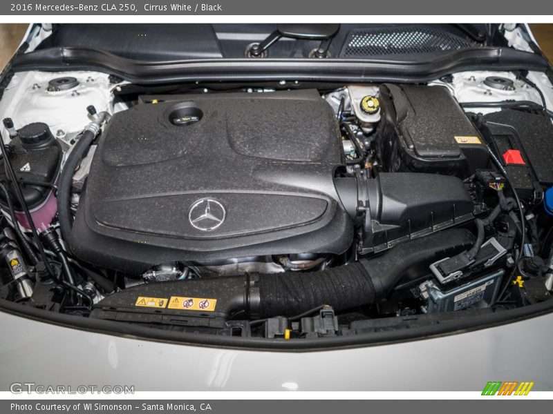 Cirrus White / Black 2016 Mercedes-Benz CLA 250