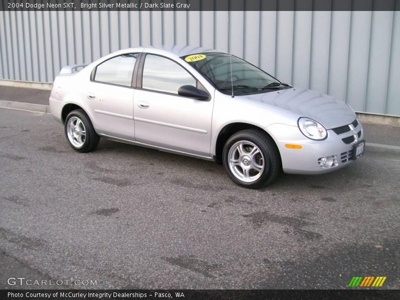 Bright Silver Metallic / Dark Slate Gray 2004 Dodge Neon SXT