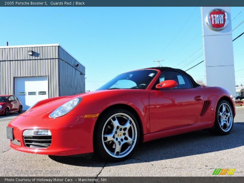 Guards Red / Black 2005 Porsche Boxster S
