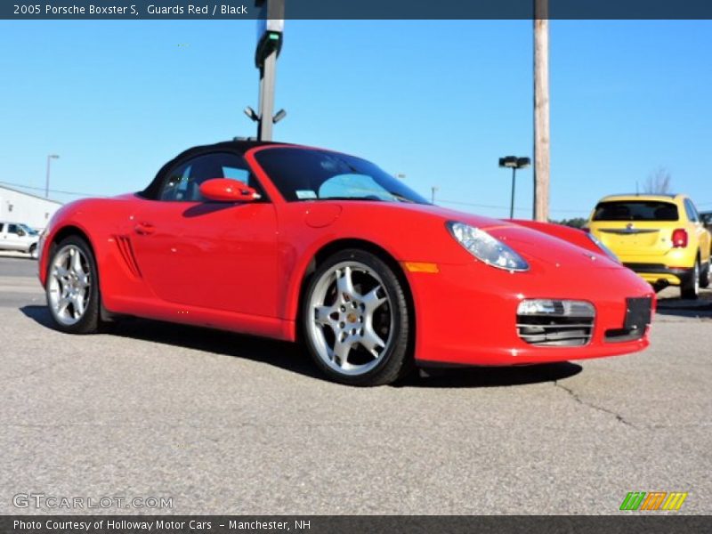 Guards Red / Black 2005 Porsche Boxster S