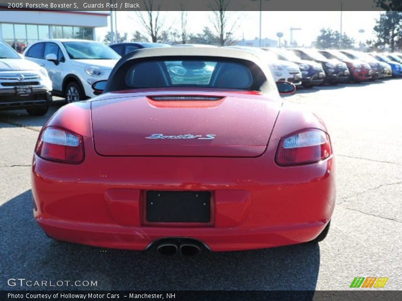 Guards Red / Black 2005 Porsche Boxster S