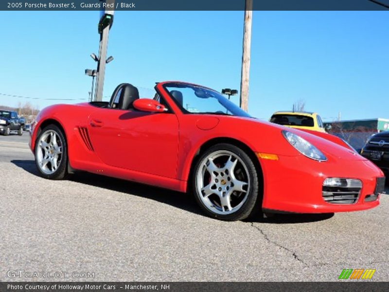Guards Red / Black 2005 Porsche Boxster S