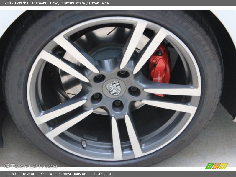 Carrara White / Luxor Beige 2012 Porsche Panamera Turbo
