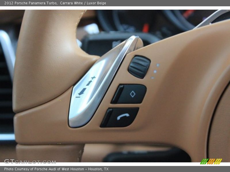 Carrara White / Luxor Beige 2012 Porsche Panamera Turbo