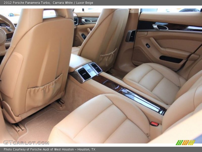 Carrara White / Luxor Beige 2012 Porsche Panamera Turbo