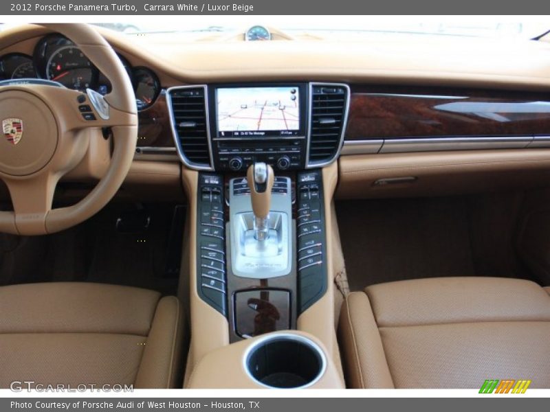 Carrara White / Luxor Beige 2012 Porsche Panamera Turbo