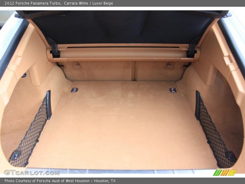 Carrara White / Luxor Beige 2012 Porsche Panamera Turbo