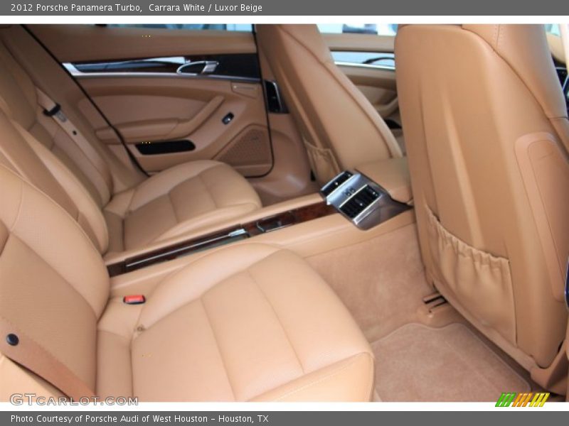 Carrara White / Luxor Beige 2012 Porsche Panamera Turbo