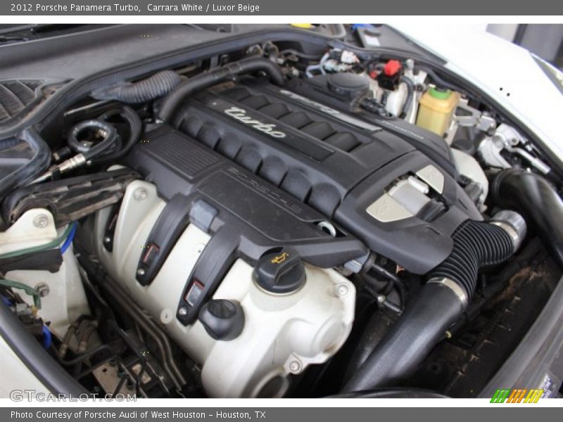 Carrara White / Luxor Beige 2012 Porsche Panamera Turbo