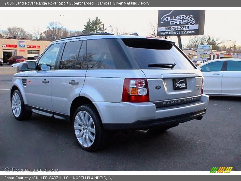 Zambezi Silver Metallic / Ivory 2006 Land Rover Range Rover Sport Supercharged