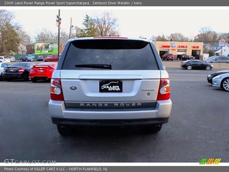 Zambezi Silver Metallic / Ivory 2006 Land Rover Range Rover Sport Supercharged
