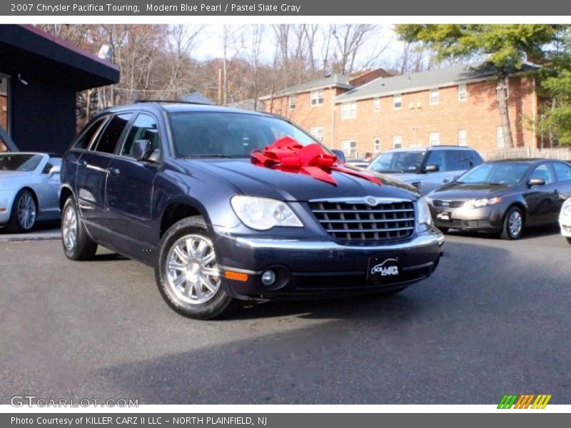 Modern Blue Pearl / Pastel Slate Gray 2007 Chrysler Pacifica Touring