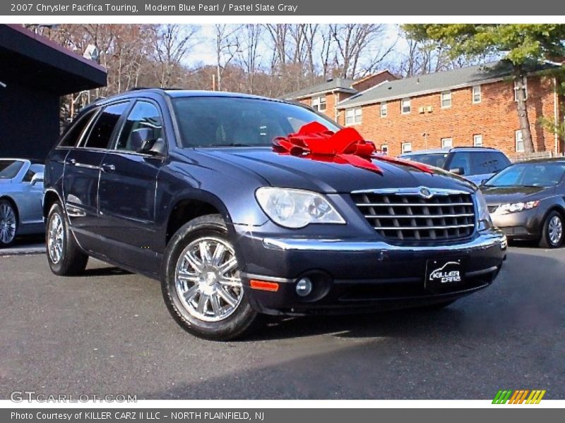 Modern Blue Pearl / Pastel Slate Gray 2007 Chrysler Pacifica Touring