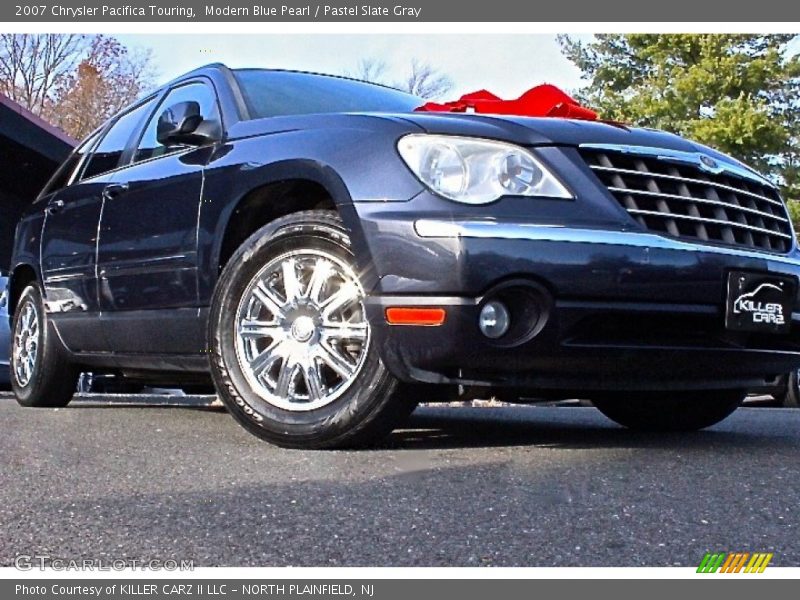 Modern Blue Pearl / Pastel Slate Gray 2007 Chrysler Pacifica Touring