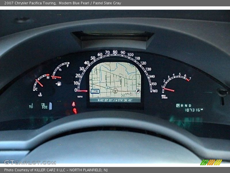 Modern Blue Pearl / Pastel Slate Gray 2007 Chrysler Pacifica Touring
