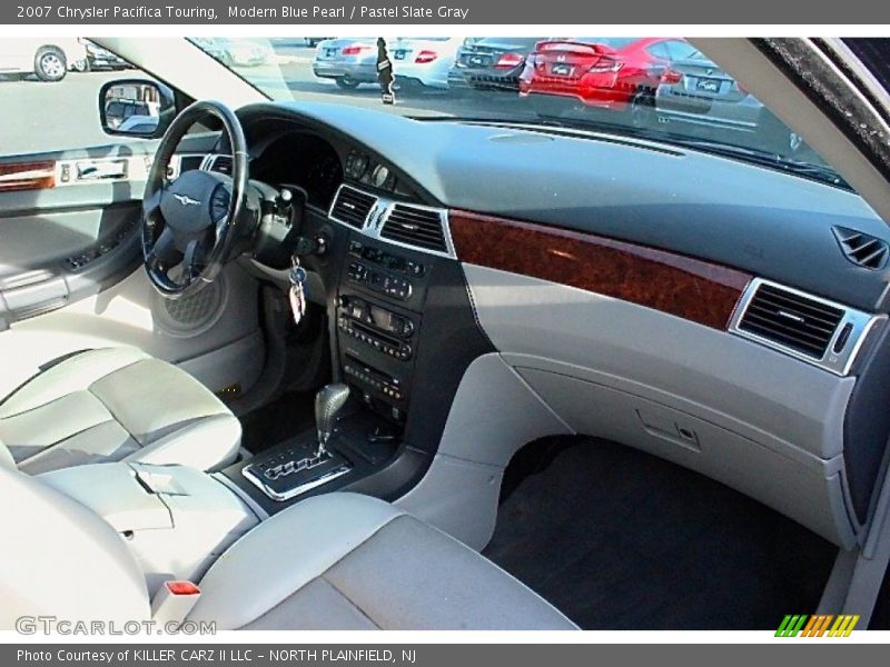 Modern Blue Pearl / Pastel Slate Gray 2007 Chrysler Pacifica Touring