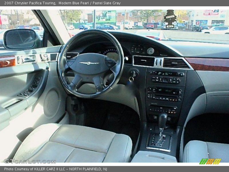 Modern Blue Pearl / Pastel Slate Gray 2007 Chrysler Pacifica Touring