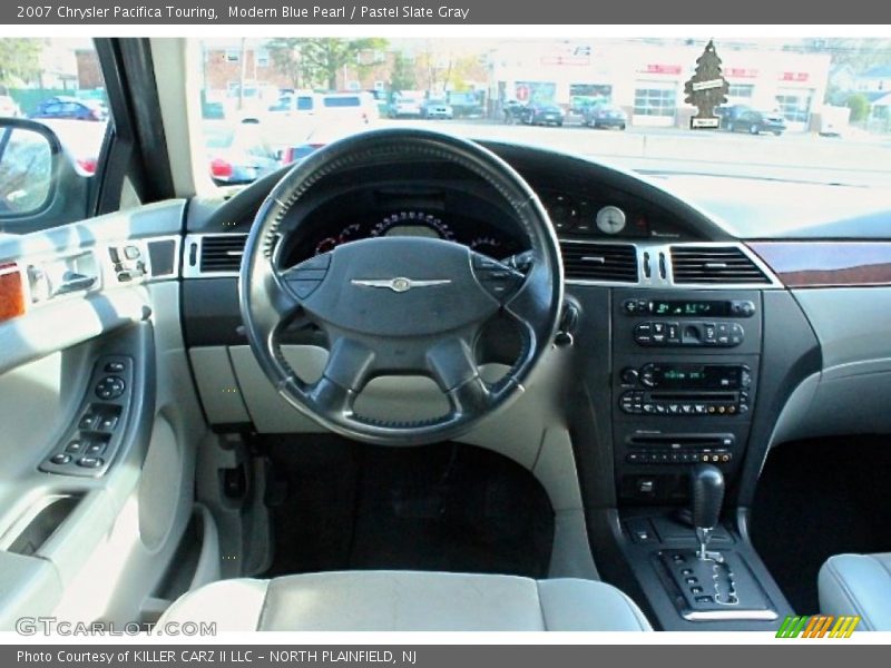 Modern Blue Pearl / Pastel Slate Gray 2007 Chrysler Pacifica Touring