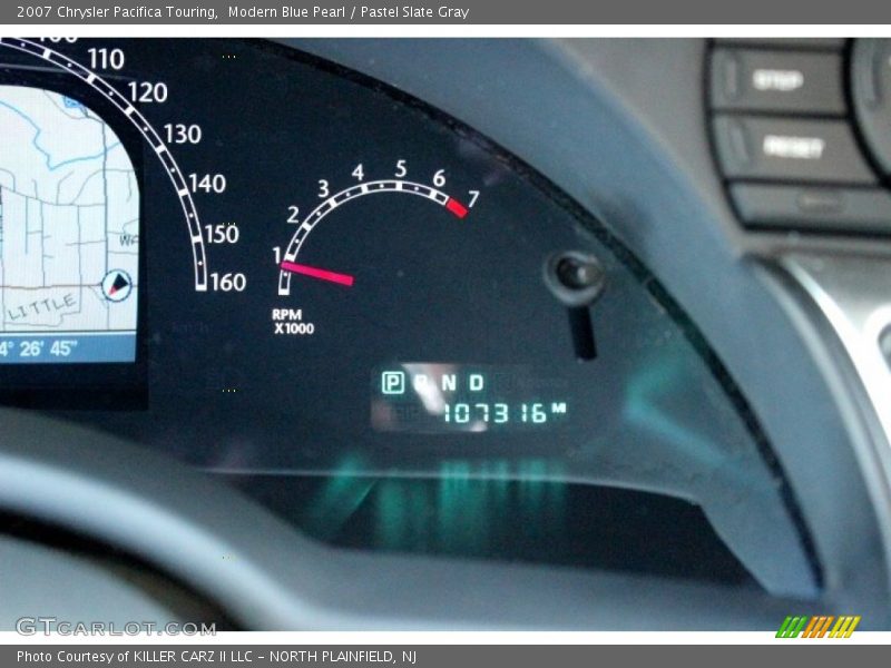 Modern Blue Pearl / Pastel Slate Gray 2007 Chrysler Pacifica Touring
