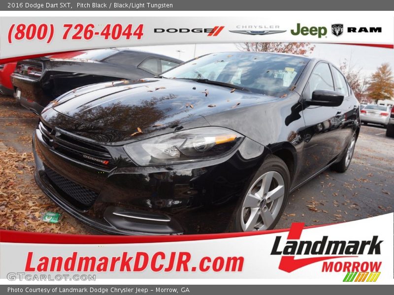 Pitch Black / Black/Light Tungsten 2016 Dodge Dart SXT