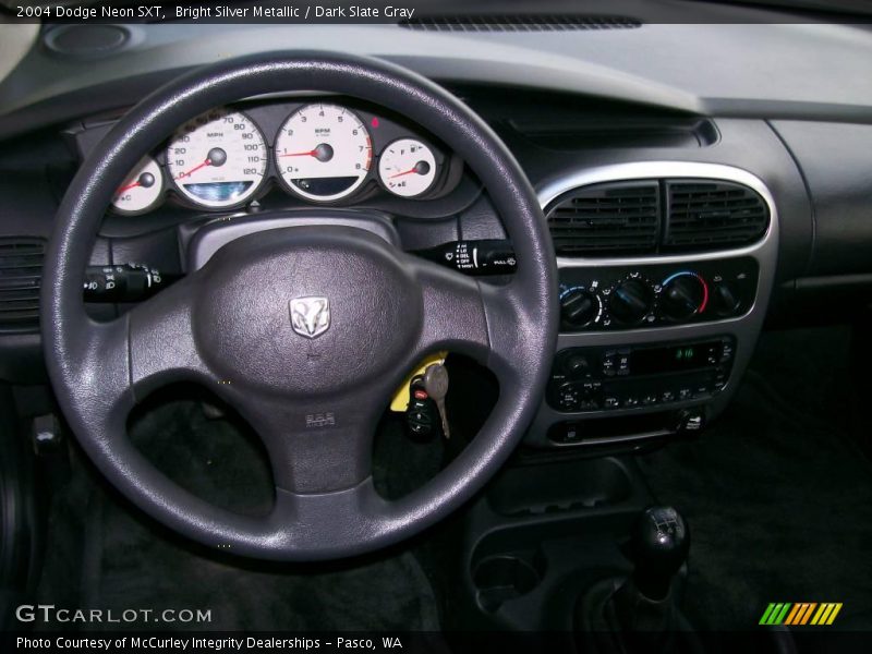 Bright Silver Metallic / Dark Slate Gray 2004 Dodge Neon SXT