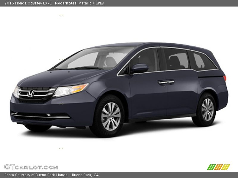 Modern Steel Metallic / Gray 2016 Honda Odyssey EX-L